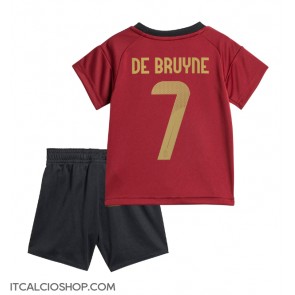 Belgio Kevin De Bruyne #7 Prima Maglia Bambino Europei 2024 Manica Corta (+ Pantaloni corti)